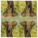 20 Servietten Elefant, Afrikanische Tiere der Elefant 33...