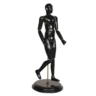 Renaissance Modell, Gliederfigur, Menschliche Künstler Figur in schwarz