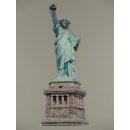 Blechschild, Reklameschild Freiheitsstatue New York,...