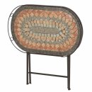 Serviertisch Sardena, Garten Klapp-Tisch, Mosaik Möbel im Mediterrane Stil