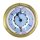 Tidenuhr, Schiffsuhr, Tide Uhr mit Design Zifferblatt im Messing Gehäuse Ø 12 cm