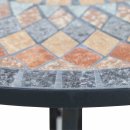 Halbrund Tisch Sardena, Anstelltisch, Mosaik Möbel im Mediterrane Stil
