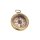 Taschenkompass, Taschenuhren Magnet Kompass mit Anker Symbol, Messing/Kupfer