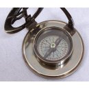 Sundial Kompass, maritimer Sonnenuhren Kompass in gravierter Altmessing Dose