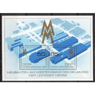 DDR Block Nr.99 ** Leipziger Herbstmesse 1989, postfrisch