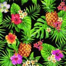 20 Servietten Sommer Tropen Ananas, Blüten und...