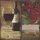 20 Servietten, Rotwein Flasche und Glas, rustikale Bar Servietten 33x33 cm