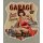 Blechschild, Reklameschild, Garage Mechanic on Duty Pin Up Girl Wandschild 39x33