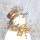 20 Servietten Weihnachten, Schneemann mit goldenem Schal und Vögeln 33x33 cm