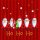 20 Servietten Weihnachten, Fünf Weihnachtsmänner singen Ho Ho Ho 33x33 cm
