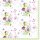 20 Servietten für Mädchen, Elfen und Schmetterlingen zwischen Blumen 33x33 cm