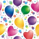 20 Servietten Kinderfeier, Glänzende Luftballons,...