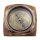 Kompass auf Holzsockel, Maritimer Tischkompass, Nadelkompass, Altmessing