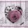 20 Servietten Sommer, rustikales Herz mit antiker Rose und Blumen 33x33 cm