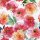 20 Servietten, Rosenaquarell, geöffnete farbige Rosen, Rosenblüten 33x33 cm