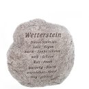 Wetterstein, Deko Stein mit lustigem Schriftzug,...