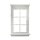 Fenster, Deko Fensterrahmen, Landhaus Sprossenfenster mit antiken Verzierungen