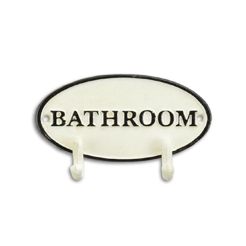 Hakenleiste Bathroom, Bad Wandhaken, Wandhakenleiste, Haken, Gusseisen