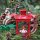 20 Servietten Weihnachten Rote Laterne und Schaukelpferd 33x33 cm.