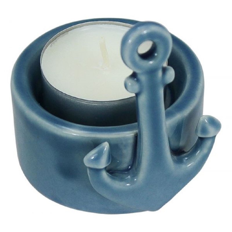 Teelichthalter Anker, Maritimes Teelicht, Kerzenhalter, Leuchter