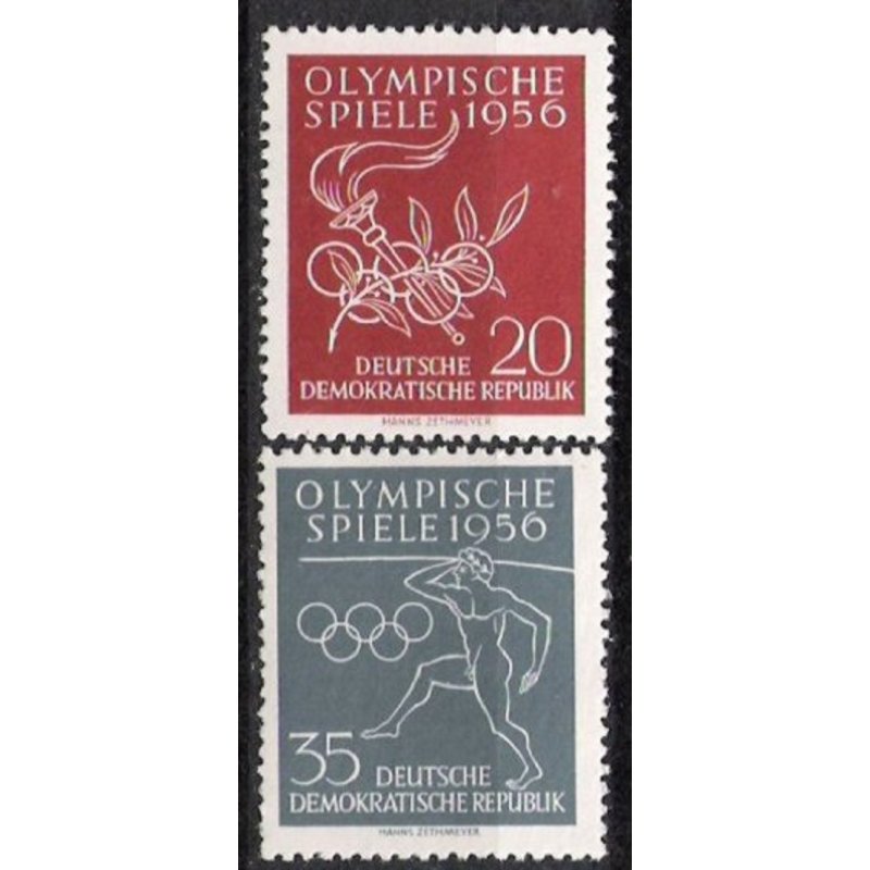 DDR Nr.539/40 Olympische Sommerspiele 1956, postfrisch