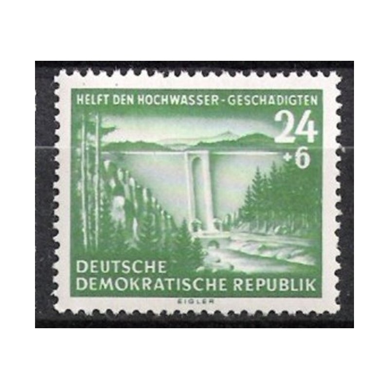 DDR Nr.431 ** Hochwasser Geschädigte 1954, postfrisch