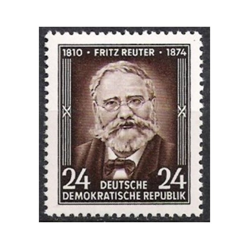 DDR Nr.430 ** Fritz Reuter 1954, postfrisch