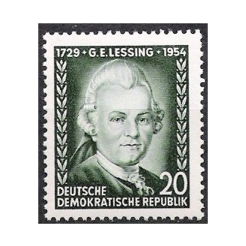 DDR Nr.423 ** Gotthold Ephraim Lessing 1954, postfrisch