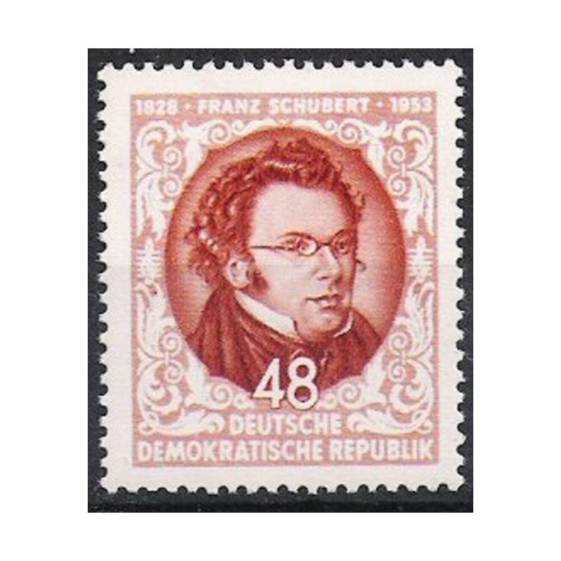 DDR Nr.404 ** Franz Schubert 1953, postfrisch