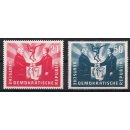 DDR Nr.284/85 ** Deutsch polnische Freundschaft 1951,...