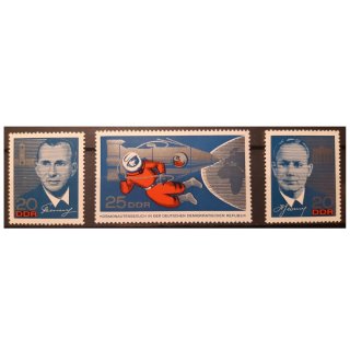 DDR Nr.1138/40 ** Kosmonautenbesuch 1965, postfrisch