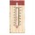 Thermometer mit Lavendel Motiv, Blech Thermometer, Retro Wandthermometer