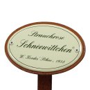 Rosenschild Rosenstecker, Strauchrose: Schneewittchen, W.Kordes`Söhne 1958