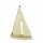 Segelyacht Modell, Schreibtisch Deko, Segelboot Messing poliert 22 cm