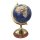 Globus, physischer Erdlobus, Großer Erdball auf edlem Messing und Holz 47 cm