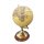 Globus, Erdglobus auf Messingstand mit Holzsockel, historischer Tischglobus