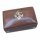 Holzbox, Box, maritime Schatulle mit Messing Intarsie aus Sheesham Holz 10 cm