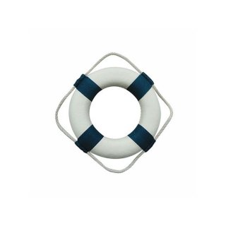 Rettungsring, Seenot Ring, maritime Dekoration Blau/Weiß...