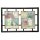 Blechschild Reklameschild Doppelschild Flieder, Garten Retro Wandschild 35x53 cm