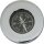 Kompass, maritimer Tischkompass als Briefbeschwerer, Messing verchromt 5 cm