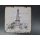 Blechschild, Reklameschild, Paris France, Landhaus Wandschild 30x30 cm