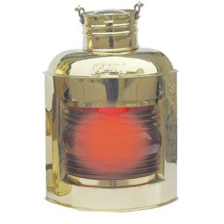 Backbord Lampe, Positions-Leuchte Elektrisch, Linke Schiffslaterne Rot 30 cm