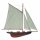 Halbmodell eine Historisch Segelyacht, J- Klasse Yacht, Gaffel Yacht