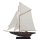 Gaffel Yacht, Segelschiff, Segelyacht, Modell einer Yacht aus altem Material