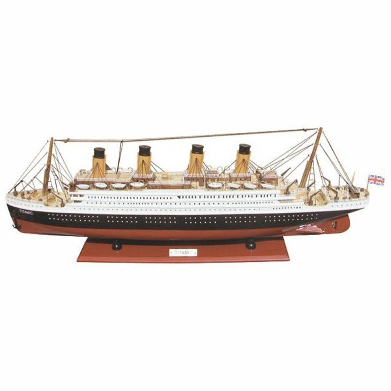Großes Modell Schiff Titanic Passagierschiff der White Star Linie 80 cm