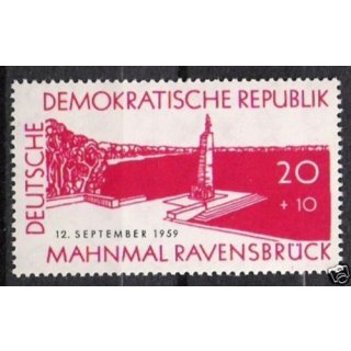 DDR Nr.720 ** Mahnstätte Ravensbrück 1959, postfrisch