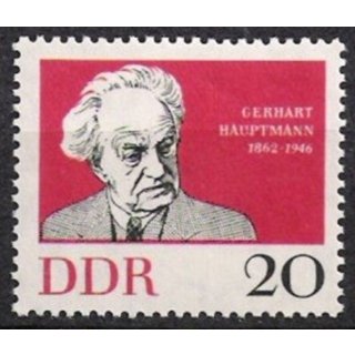 DDR Nr.925 ** Gerhart Hauptmann 1962, postfrisch