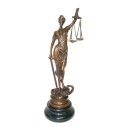 Bronzefigur, Bronze Skulptur Justitia, Justizia...