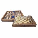 Schach und Backgammon Spiel, Brettspiel in Klappbox aus...