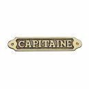 Türschild "Capitaine", Maritimes Kabinen,...